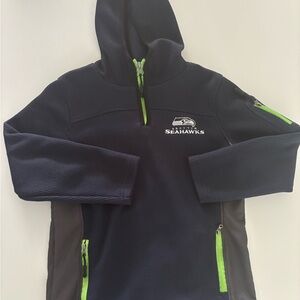 Boys Seattle Seahawks quarter zip